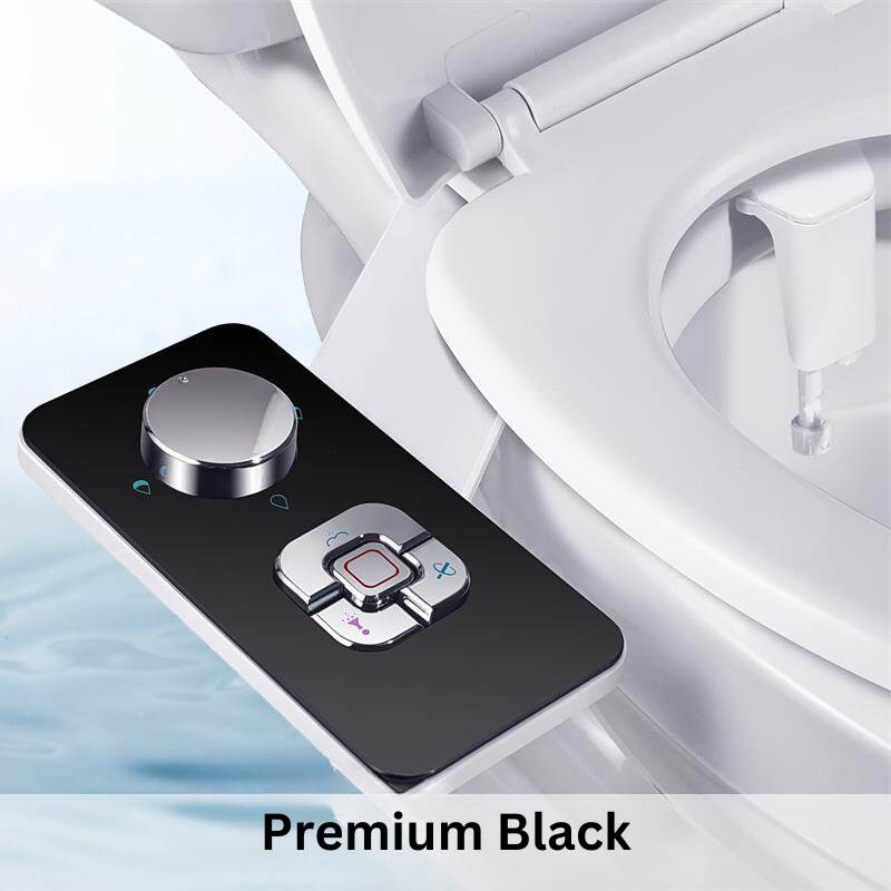FreshClean: The Ultimate Hygiene Solution - Introducing the Bidet" Ultra-thin Non-electric Self cleaning Dual Nozzles Front and Rear Wash Cold Water.